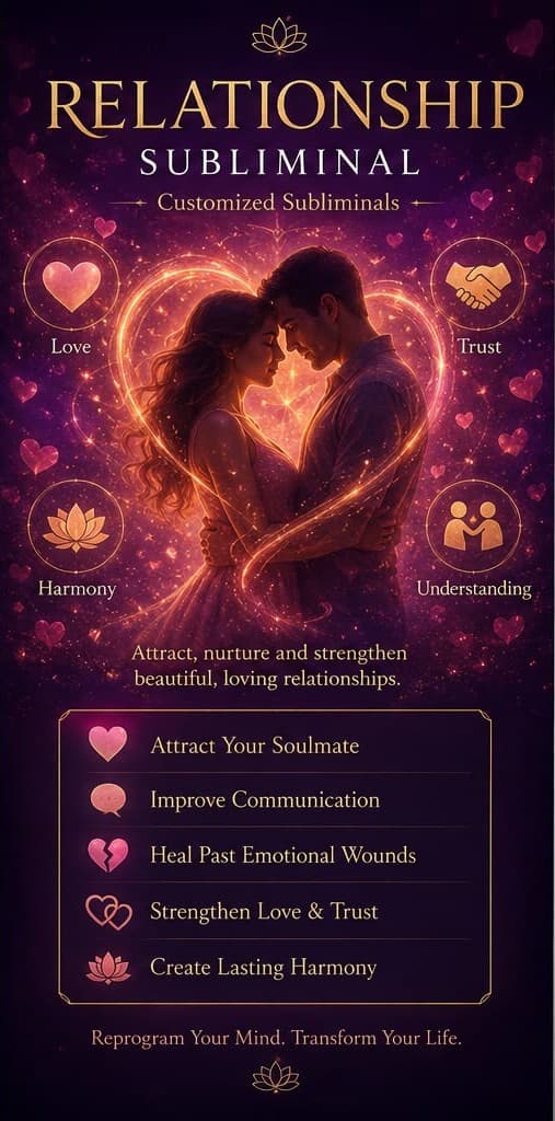 Partner · Love · Relationship subliminal poster